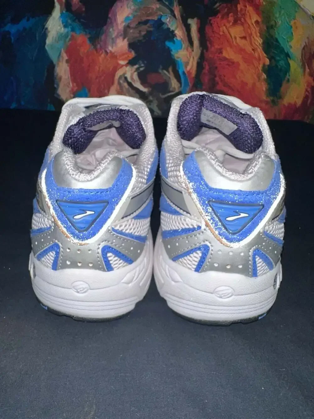 No.46 Brooks Dyad Running Sneakers White/Blue